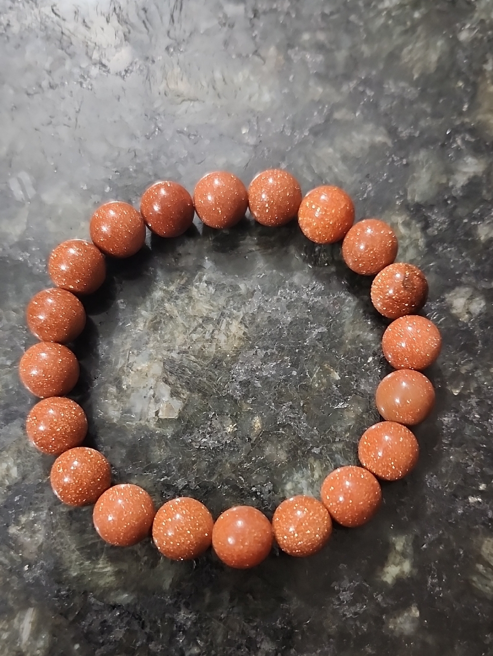 Handmade Sandstone  Beaded Bracelet